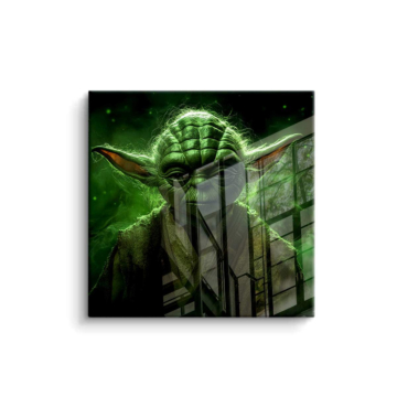 Yoda Inspired Galactic Wisdom PVC Gloss Art