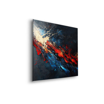 Brasier cosmique abstrait - tableau Dibond mat