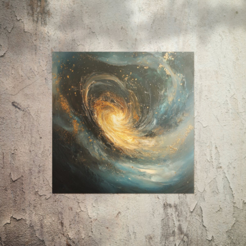 galactique spirale vortex - poster