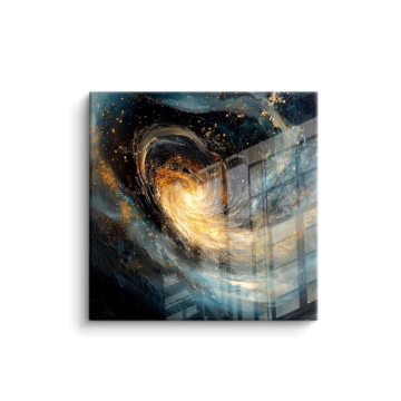Galaktisch Spiral Vorte - PVC-Bild glänzend