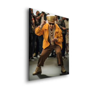 Gold Street Dancer Dibond Matt Art