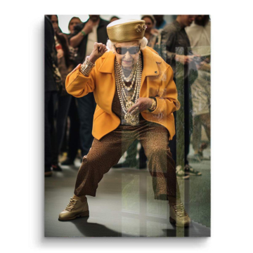 Gold Street Dancer PVC Gloss Art