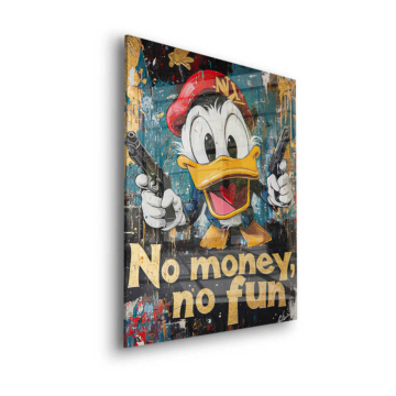 Rebell inspiriert von Donald Duck - Acrylglasbild