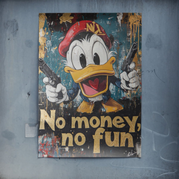 Rebelle inspiré de Donald Duck - poster