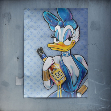 Diva de mode inspirée de Daisy Duck - poster