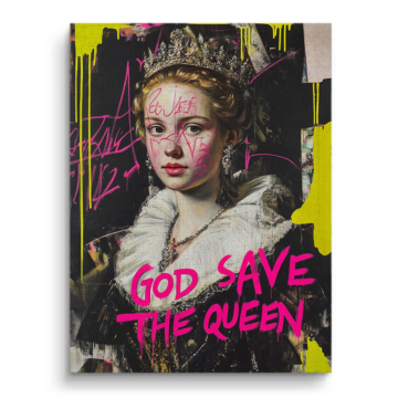 God Save The Queen Canvas Art
