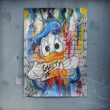 Daisy Duck Inspired Guilty Love Poster Art