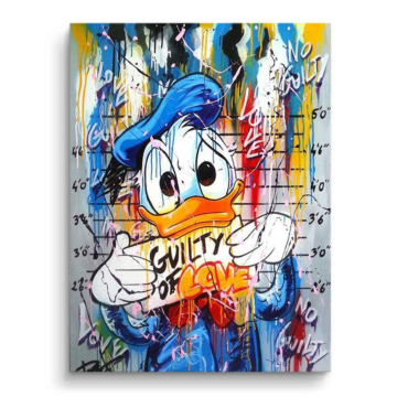 Daisy Duck Inspired Guilty Love PVC Matt Art
