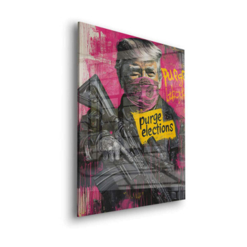Politikposter inspiriert von Purge - Acrylglasbild