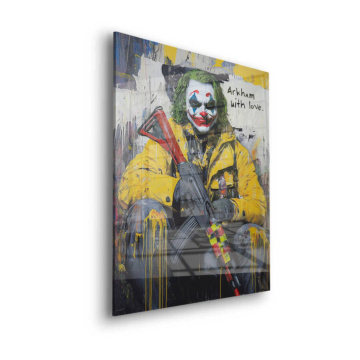 Arkham Rebell inspiriert von Joker - Acrylglasbild