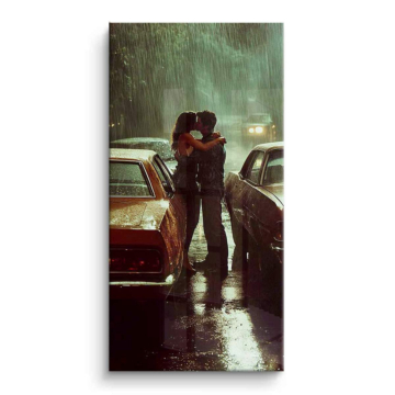 Rainy Street Romance PVC Gloss Art