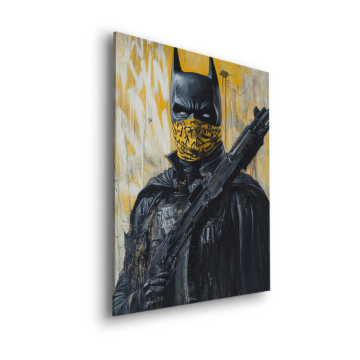 Maskierter Vigilant inspiriert von Batman - Dibond-Bild matt