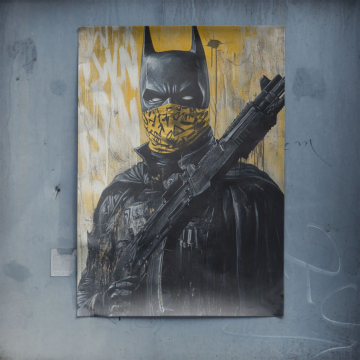 Enmascarado vigilante inspirado en Batman - póster
