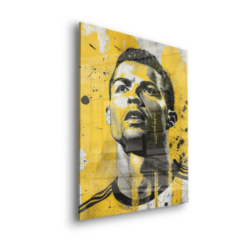 Cristiano Ronaldo Inspired Pop Art Acrylic Glass Art