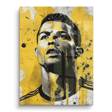 Cristiano Ronaldo Inspired Pop Art PVC Gloss Art