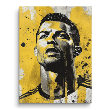 Cristiano Ronaldo Inspired Pop Art PVC Matt Art
