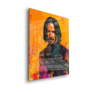 John Wick Inspired Pop Portrait Acrylic Glass Art