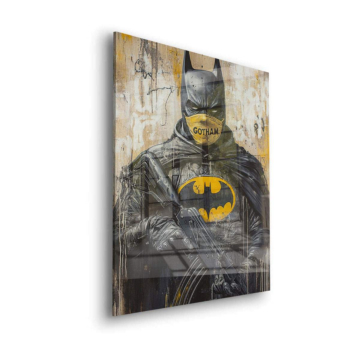Gardien de Gotham inspiré de Batman - tableau en verre acrylique