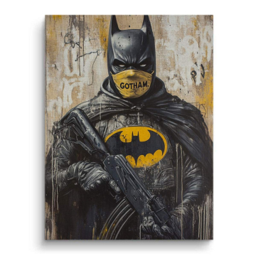 Gardien de Gotham inspiré de Batman - tableau sur toile
