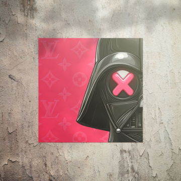 Darth Vader Inspired Pink Pop Poster Art