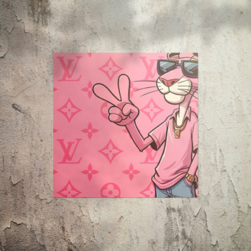 Pink Panther als Designer - Poster