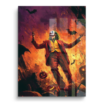 Brasier inspiré de Joker - tableau PVC brillant