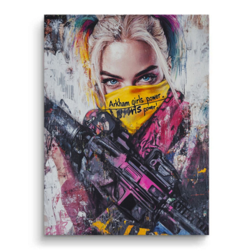 Arkham-Stärke inspiriert von Batman - PVC-Bild matt