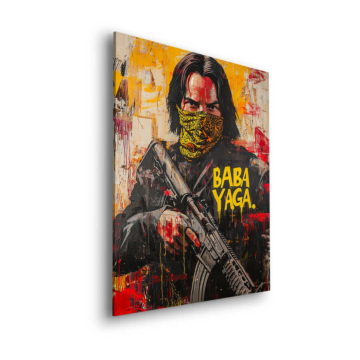 Baba Yaga inspirowana Johnem Wickiem - obraz na dibondzie matowym