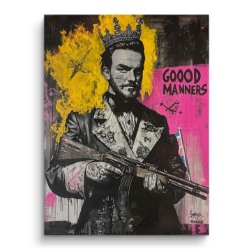 Good Manners gánster - cuadro en lienzo