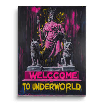 Underworld Throne Poster Canvas Art