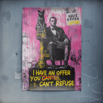 Godfather Inspired Cat Offer Poster Art