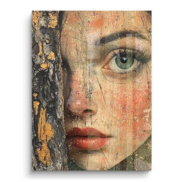 Textured Beauty Closeup PVC Gloss Art
