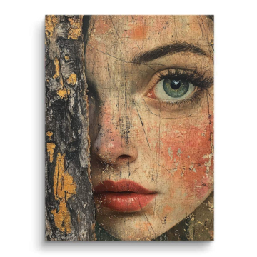 Textured Beauty Closeup Canvas Art