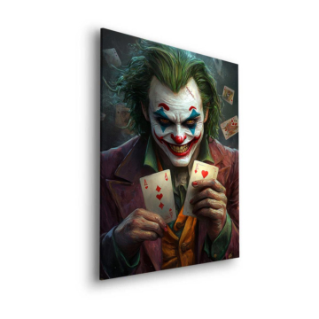 Carte gambit inspiré de Joker - tableau Dibond mat