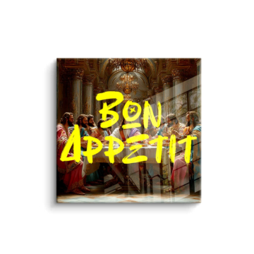 Bon-Appétit-Bankett - PVC-Bild glänzend