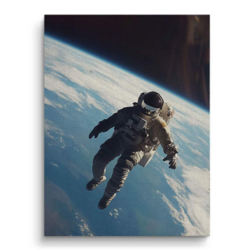 Astronauta Earth Orbit - cuadro en lienzo