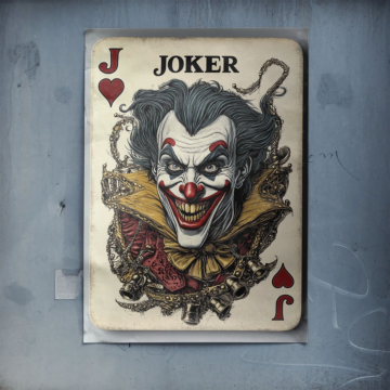 Carte à jouer inspiré de Joker - poster