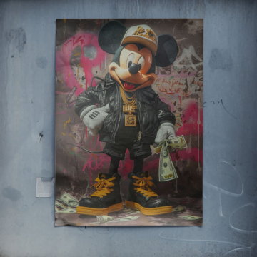 Rue inspiré de Mickey Mouse - poster