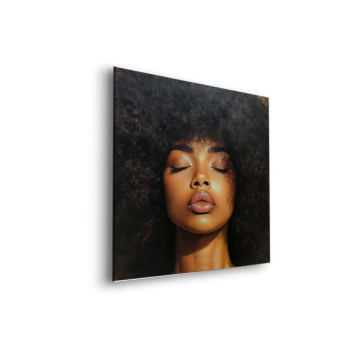 Retrato suave de mujer glamourosa - cuadro Dibond mate