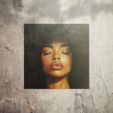 Soft Glam Woman Portrait Poster Art