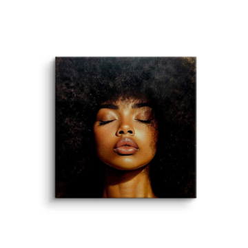 Soft Glam Woman Portrait Canvas Art