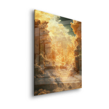 Goldener Wolkenhimmel - Acrylglasbild