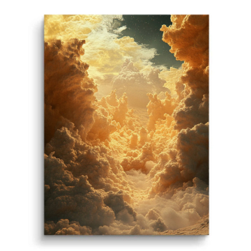 Golden Cloud Heaven PVC Matt Art