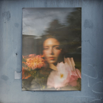 Portrait floral tout en douceur - poster