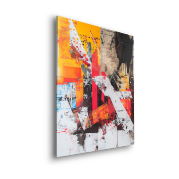Abstraction urbaine Union Jack - tableau Dibond mat