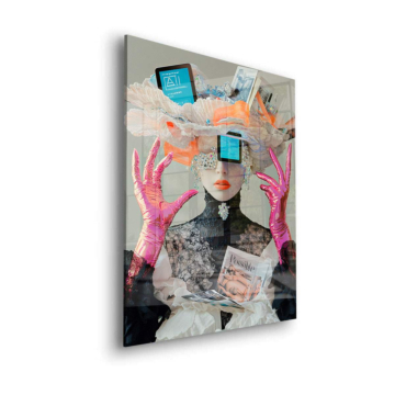 Digitale Mode-Collage - Acrylglasbild