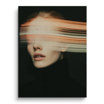 Mouvement blur femme - tableau sur toile