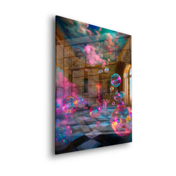 Surrealistyczny bańka Palace - obraz na szkle akrylowym