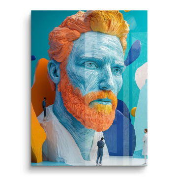 Van Gogh Inspired Pop Portrait PVC Gloss Art