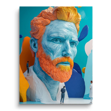 Van Gogh Inspired Pop Portrait PVC Matt Art